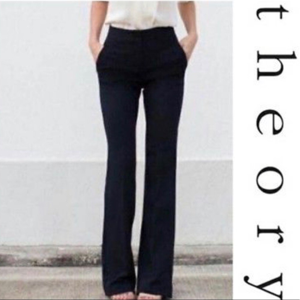 Theory Max C Broadway Pants Black